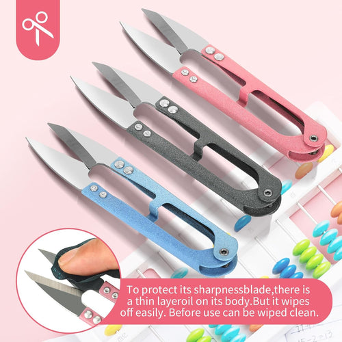 3-Piece High-Carbon Steel Thread Snips