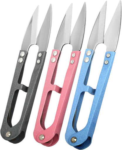 3-Piece High-Carbon Steel Thread Snips